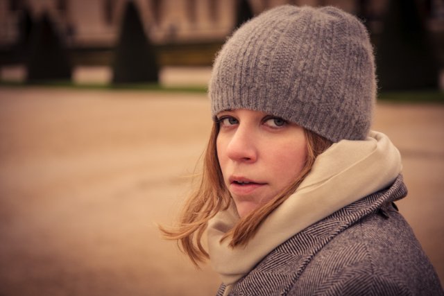 Julia looking mod at Versailles